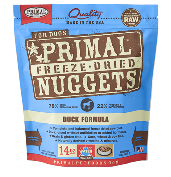 Raw Freeze Dried Canine Duck Formula - BiosenseClinic.ca