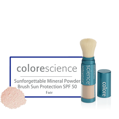 Colorescience Sunforgettable Mineral Powder Brush Sun Protection SPF 50 - 6 g - BiosenseClinic.ca