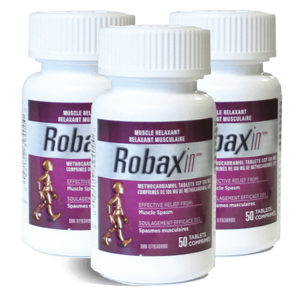 Robaxin - 50 tabs - BiosenseClinic.ca