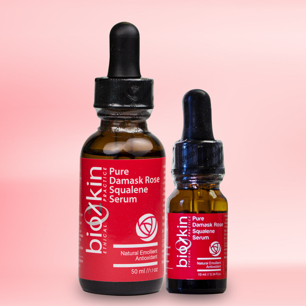 BioZkin Pure Damask Rose Squalene Serum 50ml & 10ml - BiosenseClinic.ca