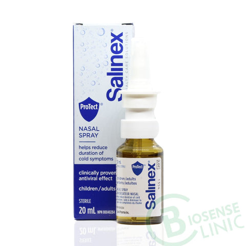 Buy Salinex Protect Nasal Spray for Antiviral Relief at BiosenseClinic.ca