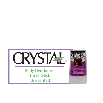 Crystal Body Deodorant Stick - Unscented - BiosenseClinic.ca