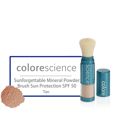 Colorescience Sunforgettable Mineral Powder Brush Sun Protection SPF 50 - 6 g - BiosenseClinic.ca