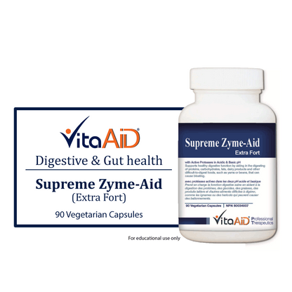VitaAid Supreme Zyme-Aid Extra Fort - BiosenseClinic.ca