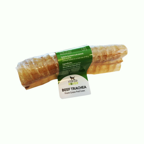 Four Leaf Rover Grass-Fed Beef Trachea - All Natural Dog Chews - biosenseclinic.ca