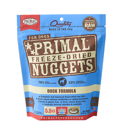 Raw Freeze Dried Canine Duck Formula - BiosenseClinic.ca
