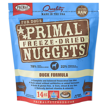Raw Freeze Dried Canine Duck Formula - BiosenseClinic.ca