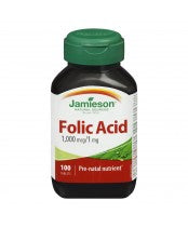 Folic Acid - 1 mg - BiosenseClinic.ca
