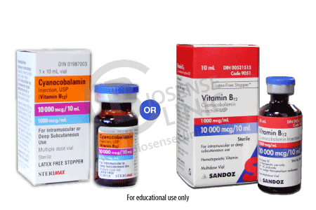 Vitamin B12 Injection (Multidose Vial) - BiosenseClinic.ca
