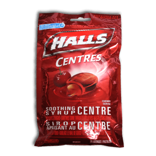 Halls Centres Cough Drops (Cherry) - BiosenseClinic.ca