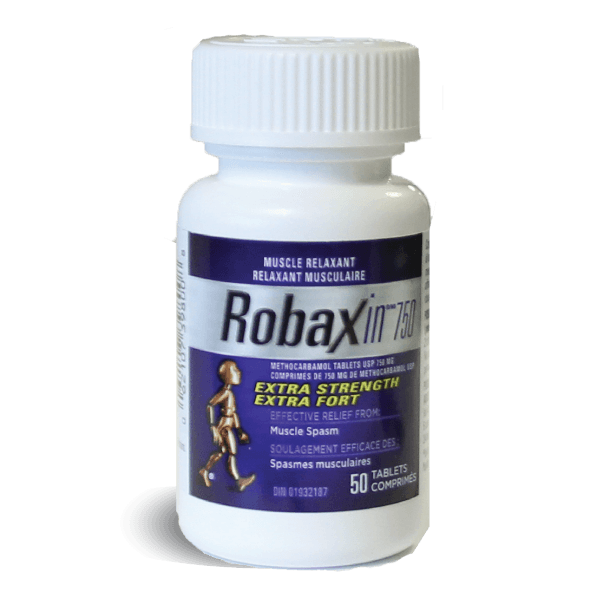 Robaxin - 50 tabs - BiosenseClinic.ca