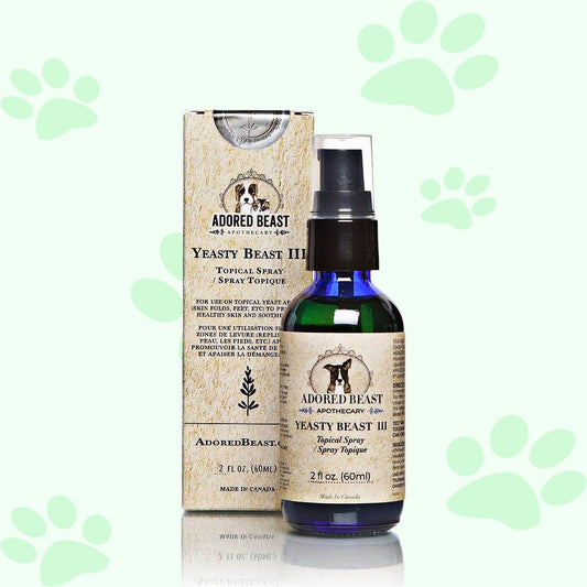 Adored Beast Yeasty Beast | Topical Spray for Dogs 60 ml - biosenseclinic.ca