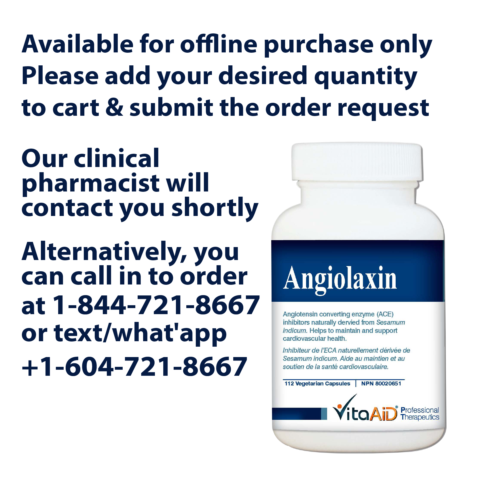 VitaAid Angiolaxin - BiosenseClinic.ca
