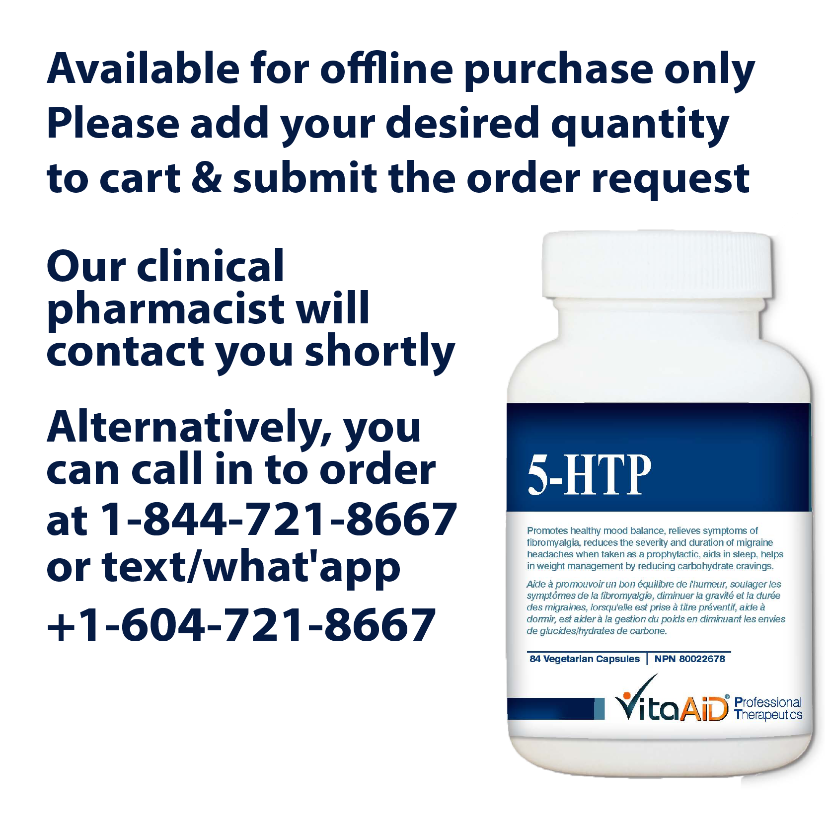 VitaAid 5-HTP - BiosenseClinic.ca