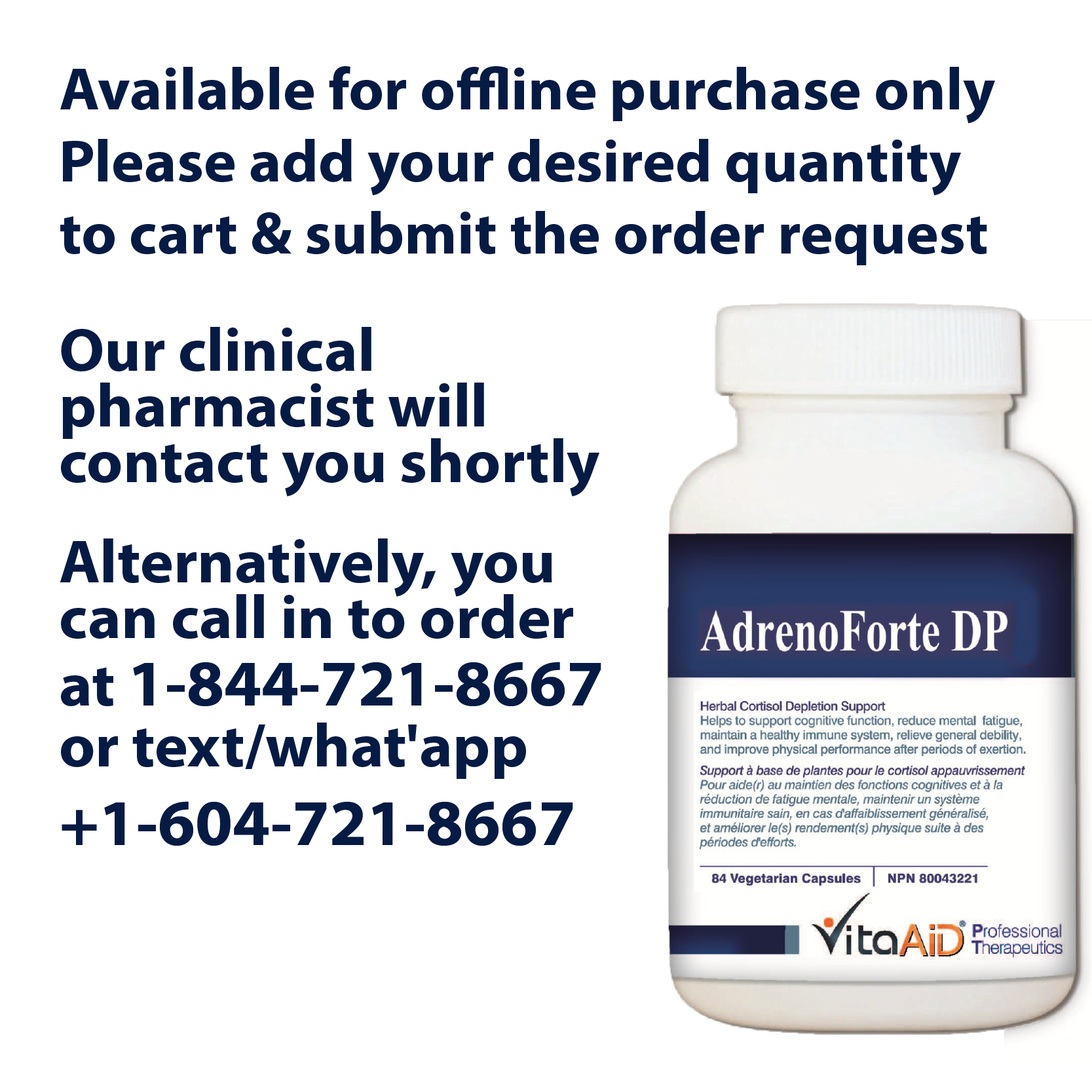 VitaAid ADrenoForte DP - Biosenseclinic.ca