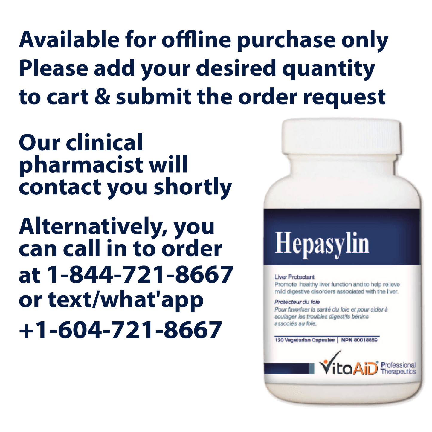 VitaAid Hepasylin - BiosenseClinic.ca