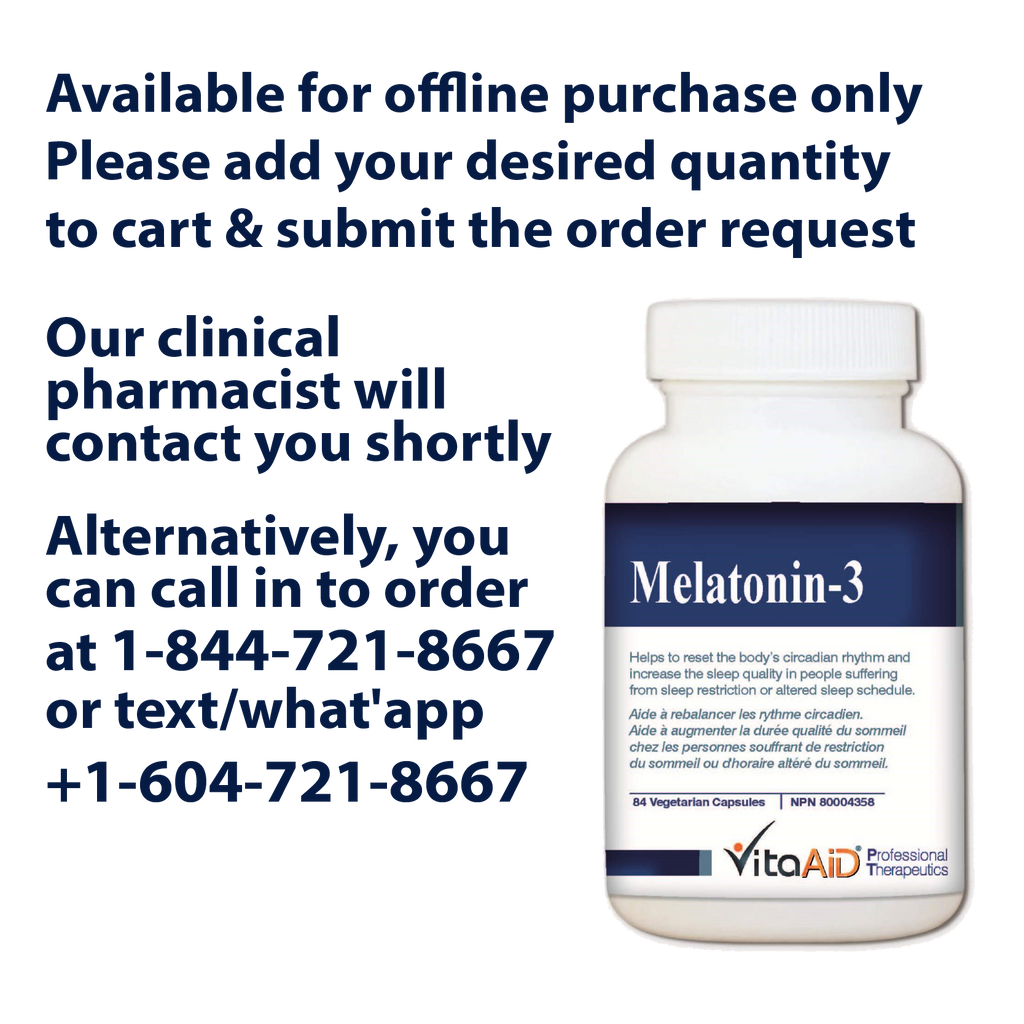 VitaAid Melatonin-3 - BiosenseClinic.ca